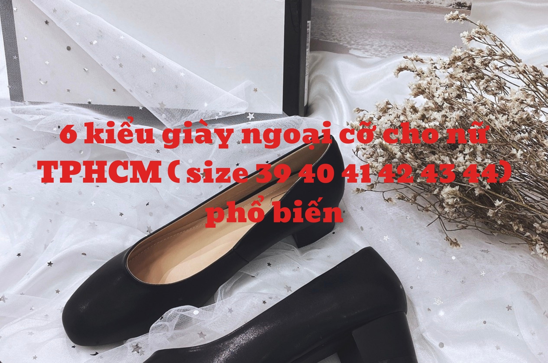 6 kiểu giày ngoại cỡ cho nữ TPHCM ( size 39 40 41 42 43 44) phổ biến